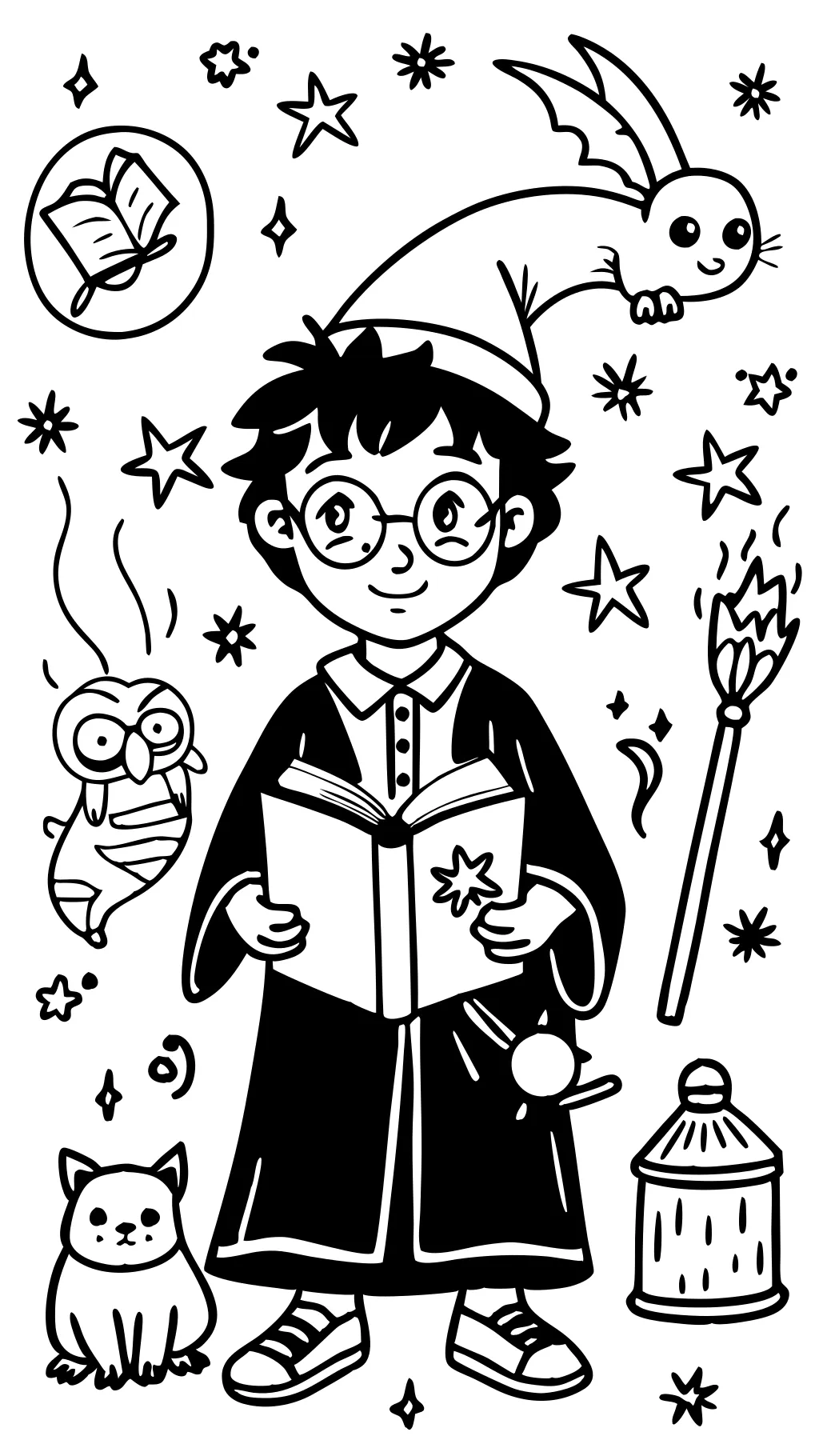 free harry potter coloring pages